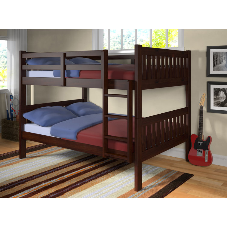 Harriet Bee Hargrave Full Over Full Solid Wood Standard Bunk Bed by